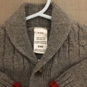 Acrylic button down sweater